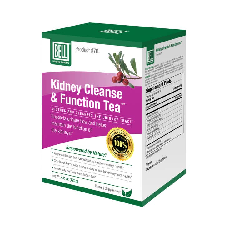 Kidney Cleanse & Function Tea™ with Uva-ursi & more 4.2oz for wholesale by Bell Lifestyle Products Inc.