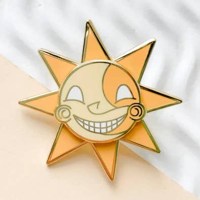 Pin Esmalte de Sol | Pin Interativo | FNAF | Cinco Noites por atacado de Teasuii