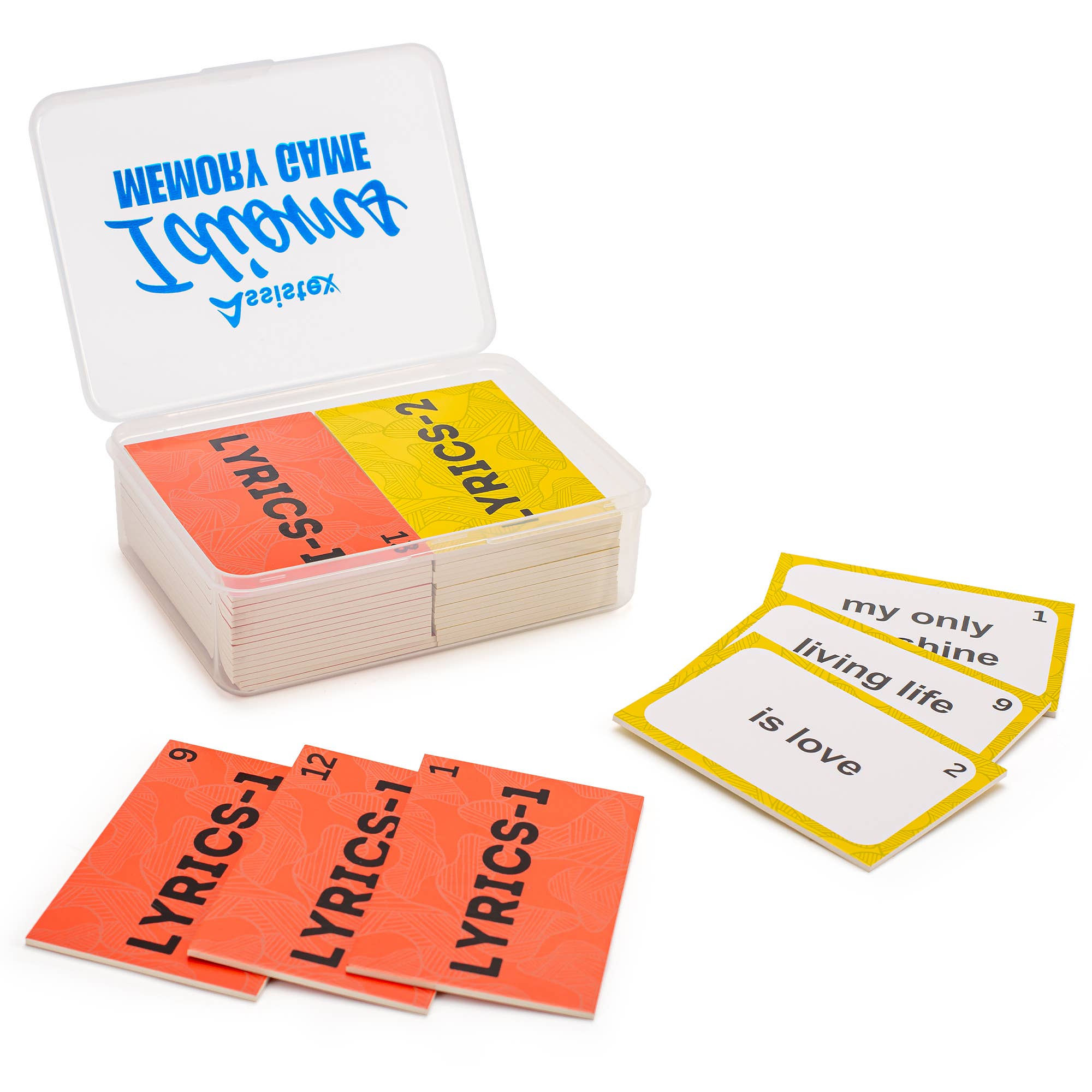Assistex - Wholesale Card Game - Matching Memory Card Games, 2in1 Lyric and Idiom for Seniors2