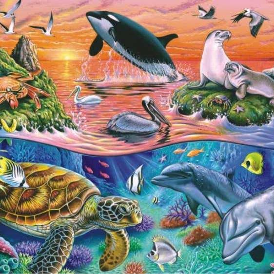 Sea Sunrise 100 bit pussel för wholesale av Wuundentoy