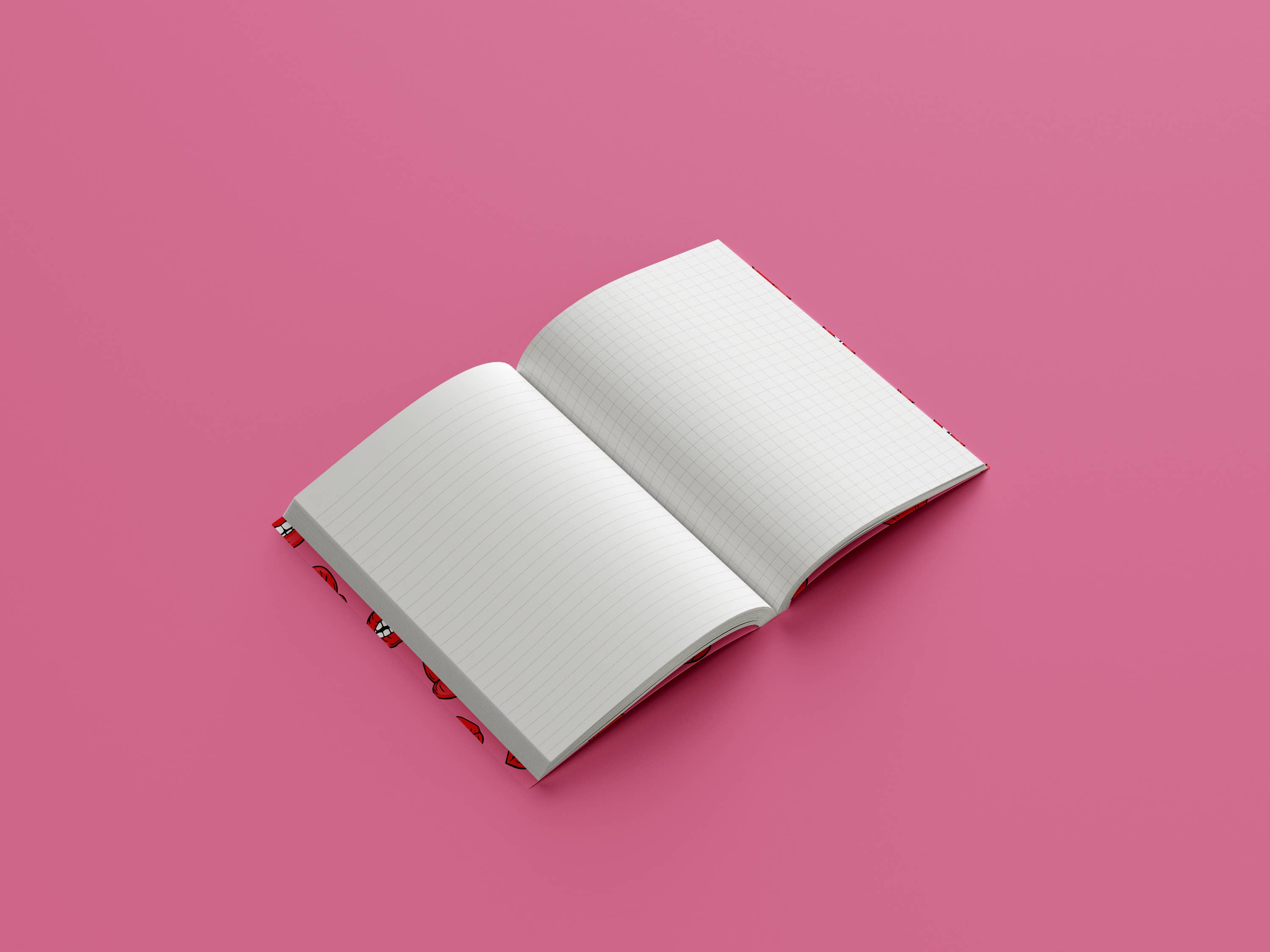 Talk and Tell - Wholesale Notebook - Lip A5 Notebook3