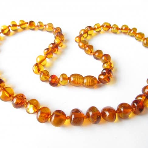 Baltic Amber Necklace, Cognac Color Beads 2 for wholesale by Baltic Amber Palanga