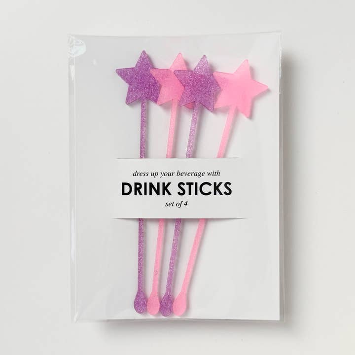 Misturadores de Bebidas - Estrelas Néon por atacado de Phillips Designs