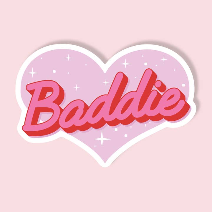 Baddie Sticker for wholesale by Urban Brew