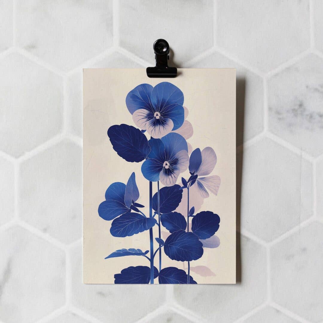 Botanopia - gifts , decor and cards for plant lovers - Wholesale Birthday Card - Viola | Everyday Greeting Card | birth month flower birthday2