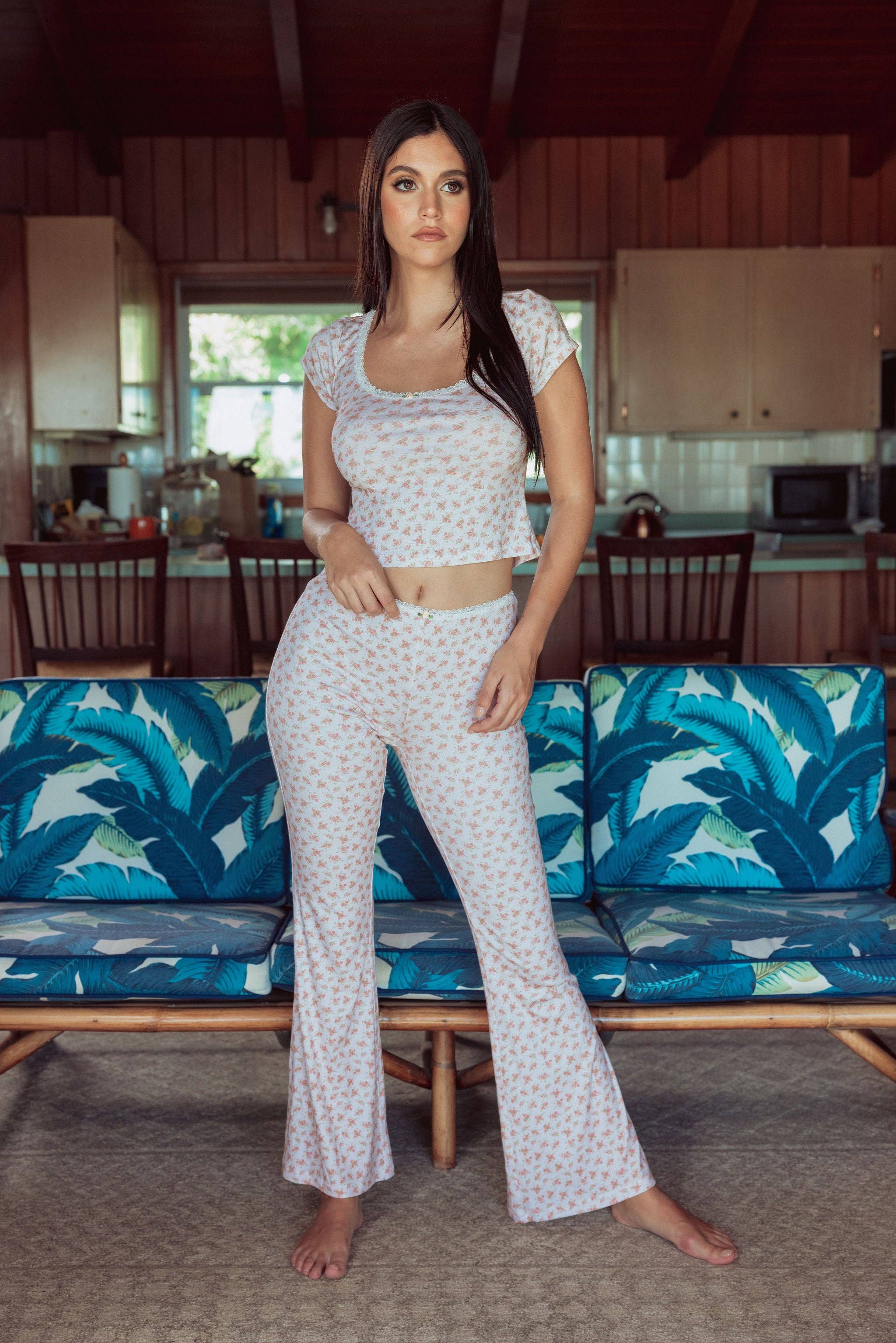 DITSY ROZE KILO BRAVA DITSY PINK - TOP MET KORTE MOUWEN voor groothandel op Faire1