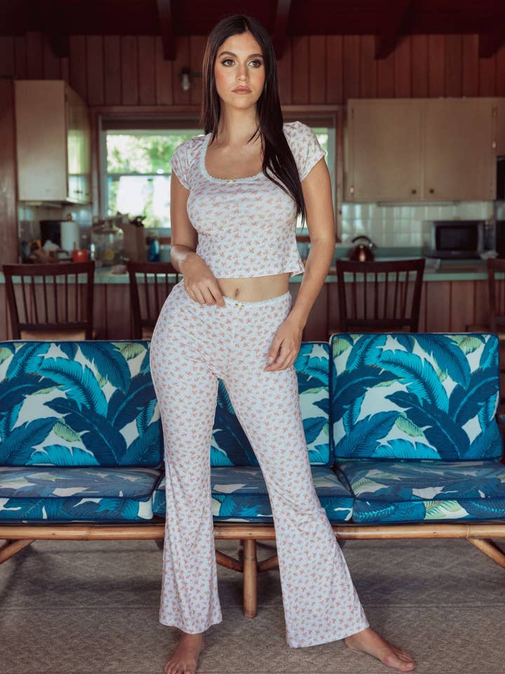 DITSY ROZE KILO BRAVA DITSY PINK - TOP MET KORTE MOUWEN voor groothandel op Faire1