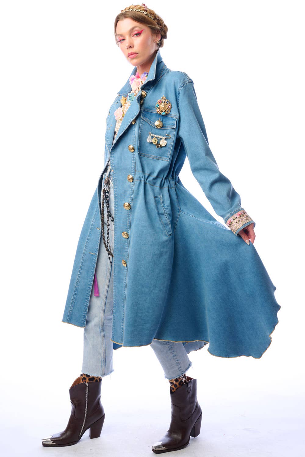 Aratta | Women's Fashion - Wholesale Coat - Women's - Monte Carlo Denim Coat11