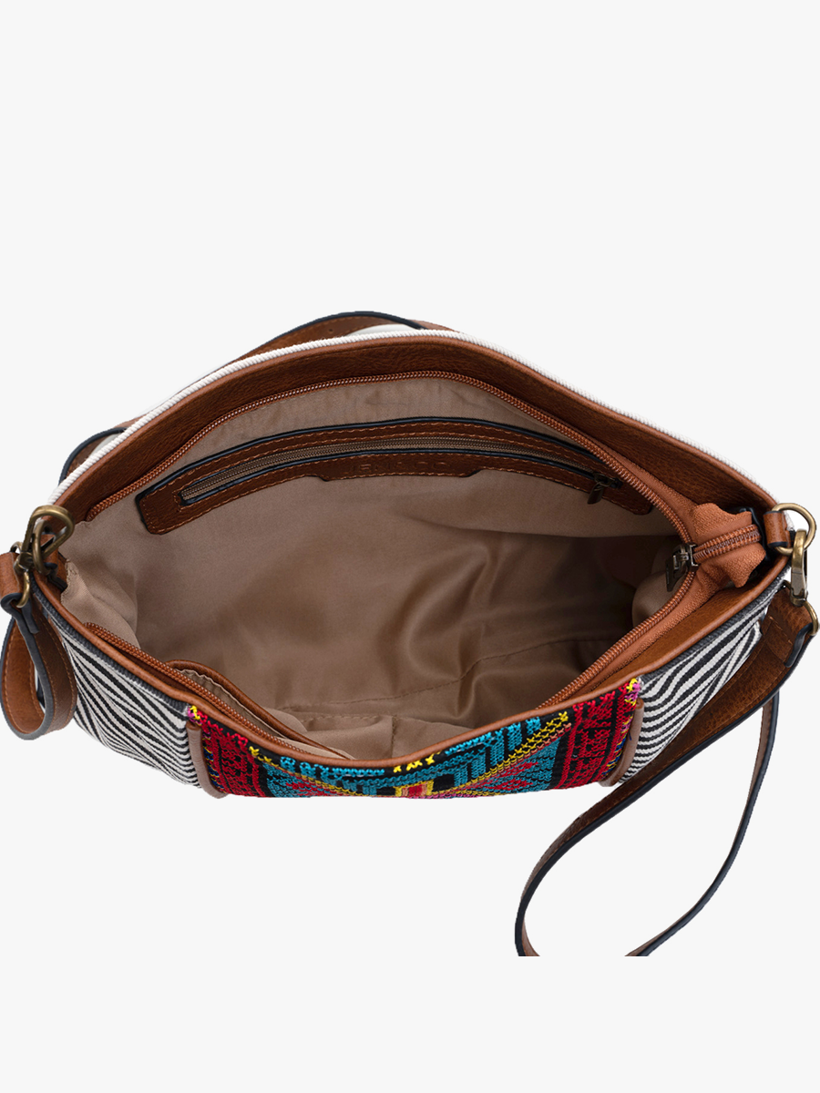 Jen & Co. - Wholesale Crossbody Bag - Women's - M1979 Felicity Aztec Embroidered Crossbody3