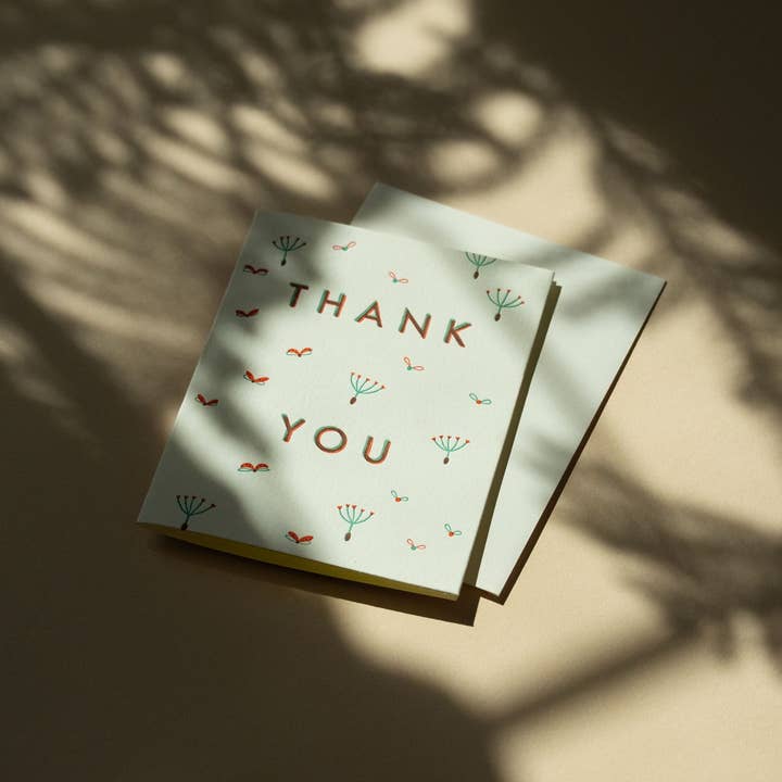 Homework Letterpress Studio - Wholesale Thank You Card - Thank You Seeds | Letterpress Card2