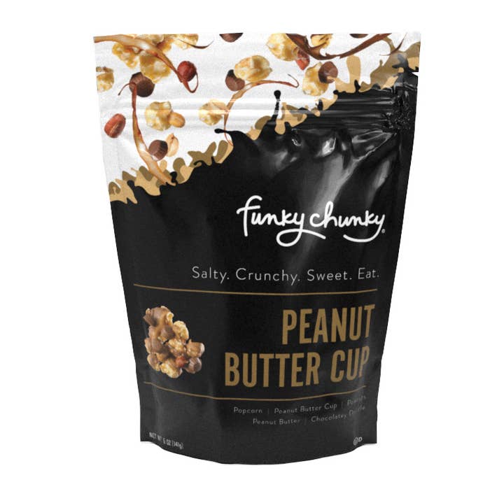 Funky Chunky - Wholesale Popcorn - Peanut Butter Cup | Caramel Corn Choco Popcorn | 5oz bags0