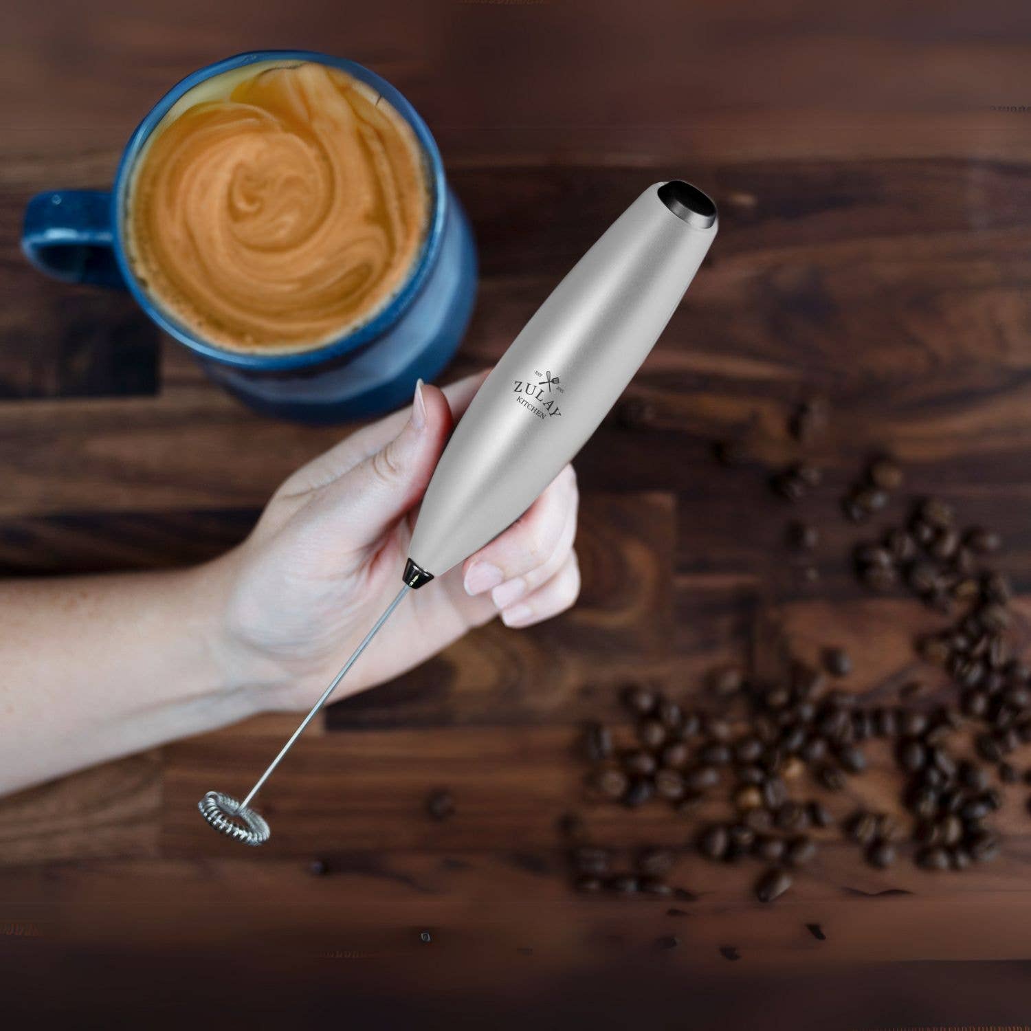 Zulay Kitchen - Wholesale Kitchen Tool/Gadget - Milk Frother for Coffee – Powerful Titanium Motor