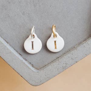 Bel Kai - Wholesale Individual Charm/Pendant - Ceramic Initial Charm35