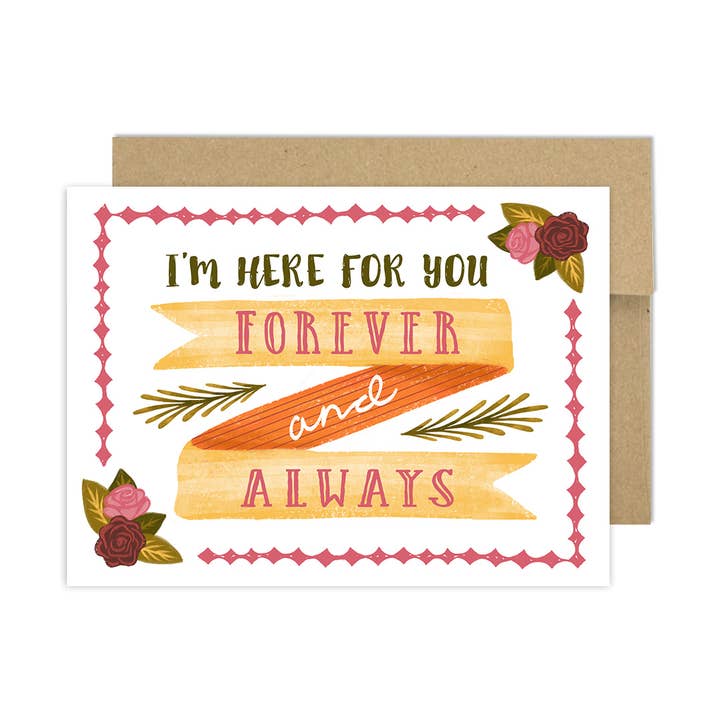 Für immer und immer Symapthy Card für den Großhandel von Dot&Jot