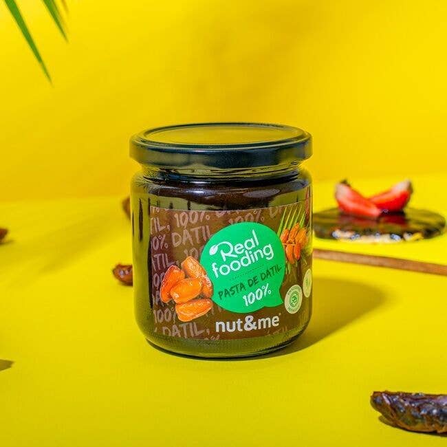 Nut & Me - Venta al por mayor Cremas de frutos secos - Pasta de Dátiles 500G Realfooding Nut & Me