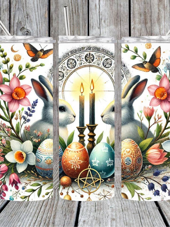 Easter tumbler for wholesale by Eclectic Wallflower Boutique