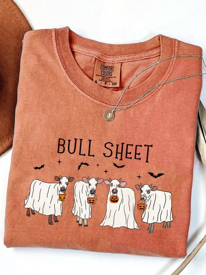 Bull Sheet Shirt, Halloween Shirt, Ghost Cows Shirt, Fall for wholesale by iBuyCanvas