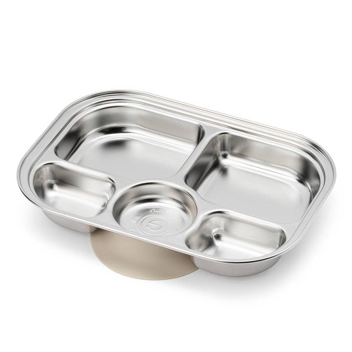 Grosmimi (zezebaebae) - Wholesale Serving Tray - Grosmimi Stainless Steel Food Tray with 5 Compartment