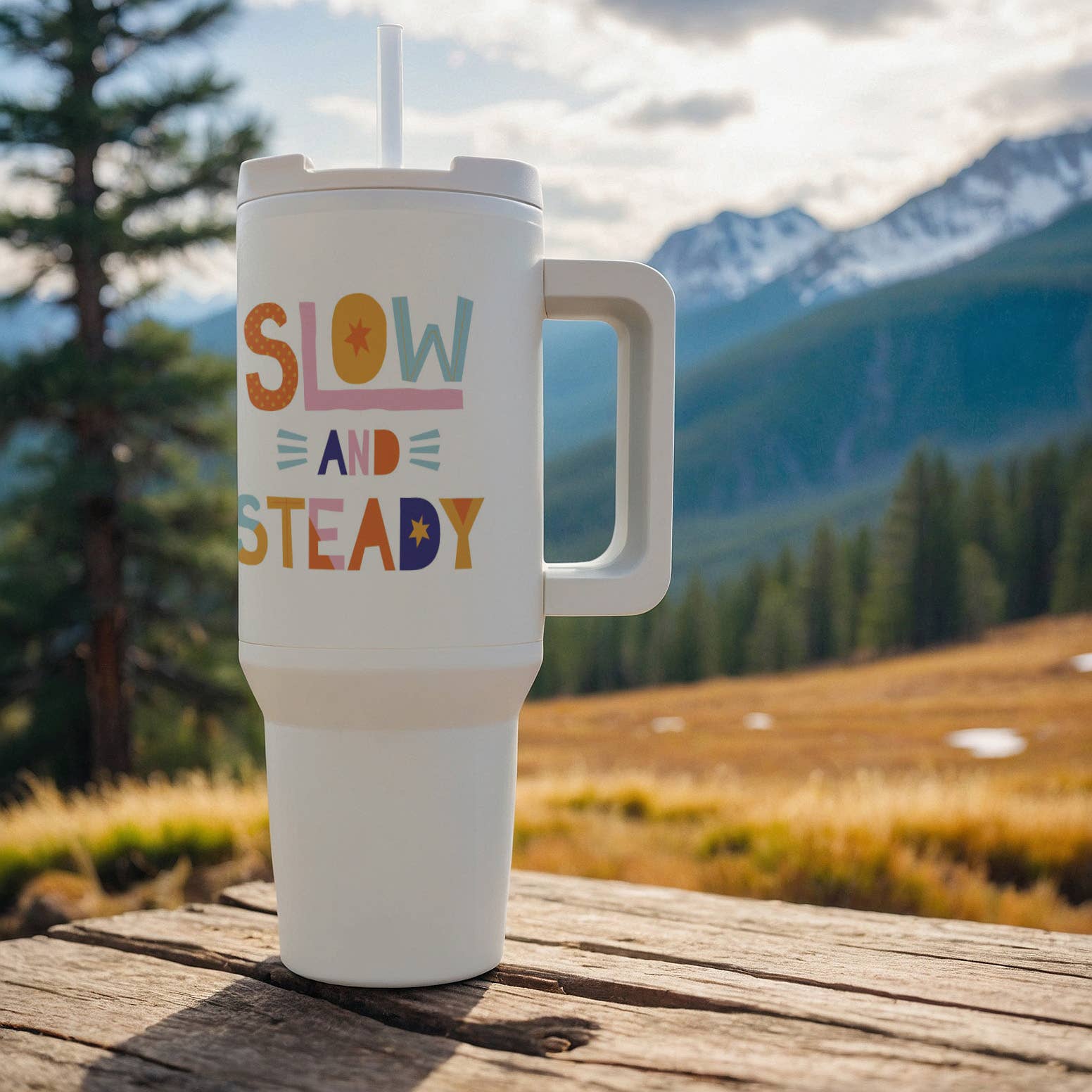 3dRose - Wholesale Insulated Mug/Tumbler - 3dRose, Slow and Steady, Tumbler8