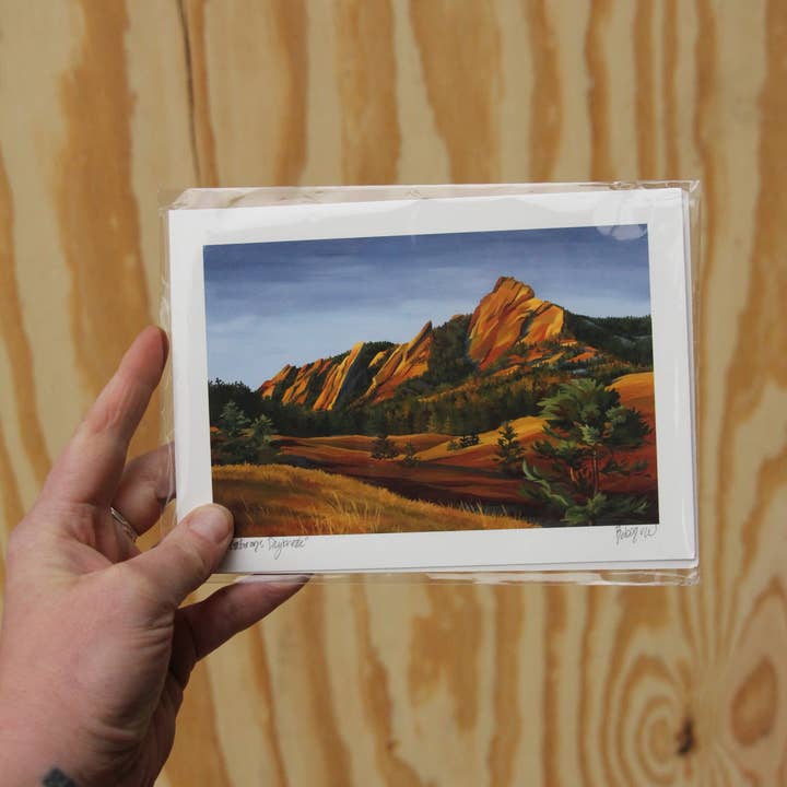 V Dub Art - Wholesale Art Print - Flatirons Daybreak Giclée Print2