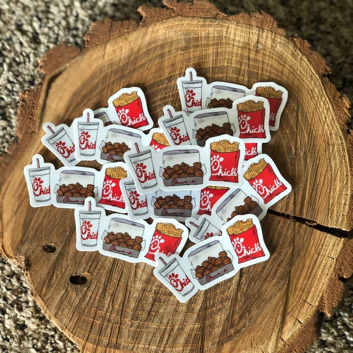 Adesivo per farina di pollo per la vendita all'ingrosso da parte di Mason Jar Designs