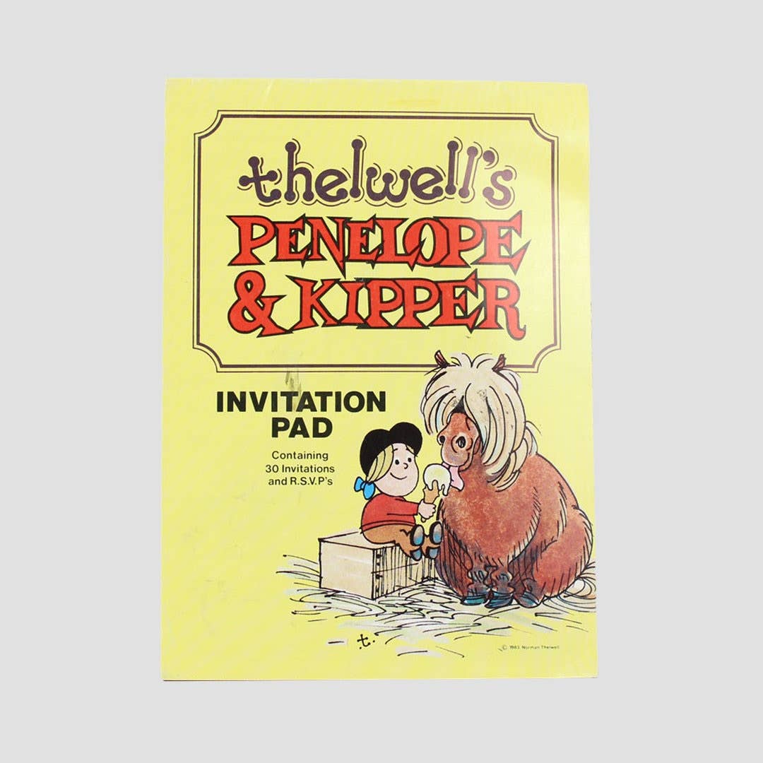 REMOVED BRAND - Venta al por mayor Invitaciones - Libro de Invitaciones de Penelope y Kipper de Thelwell Tapa Blanda0