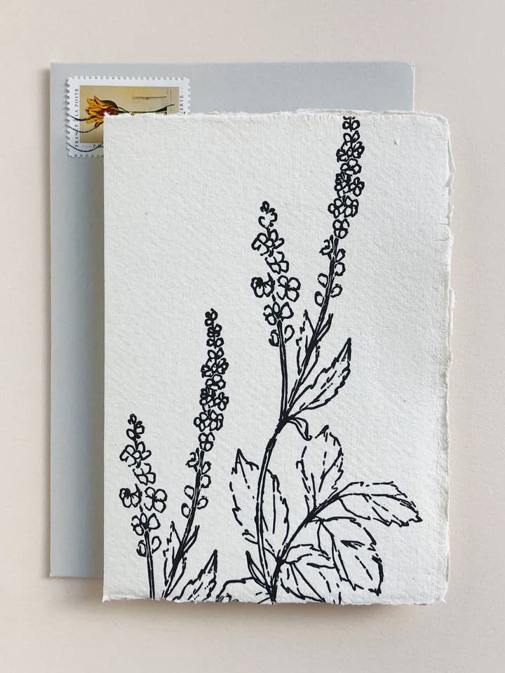 Handmade Floral Agrimony for wholesale by Tpel Paper & press