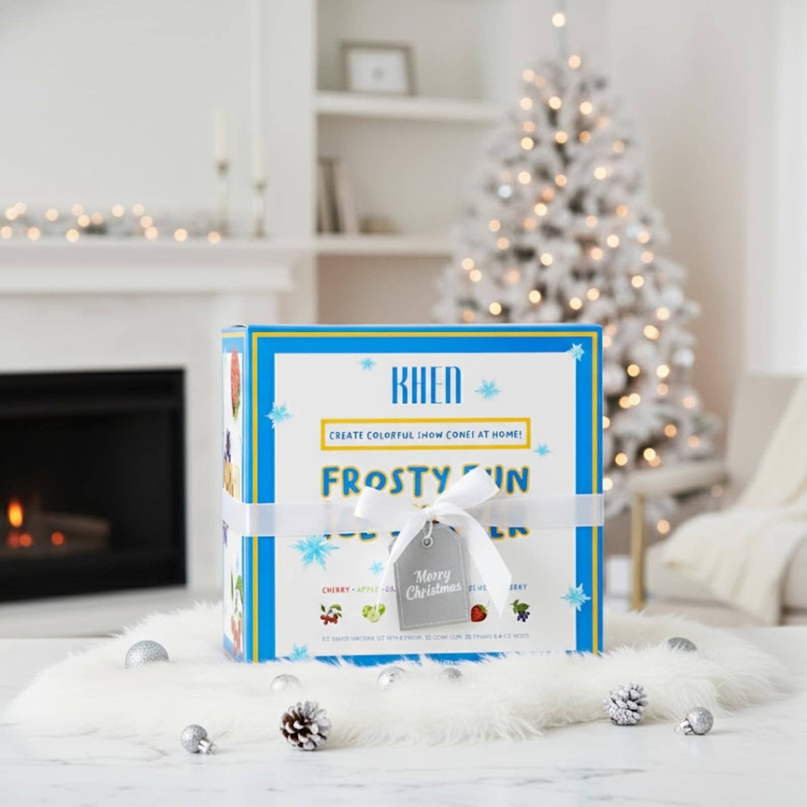 The Wine Savant /  Khen Glassware - Wholesale Kitchen Appliance - Shaved Ice & Snow Cone Gift Box – 5 Gourmet Syrups4