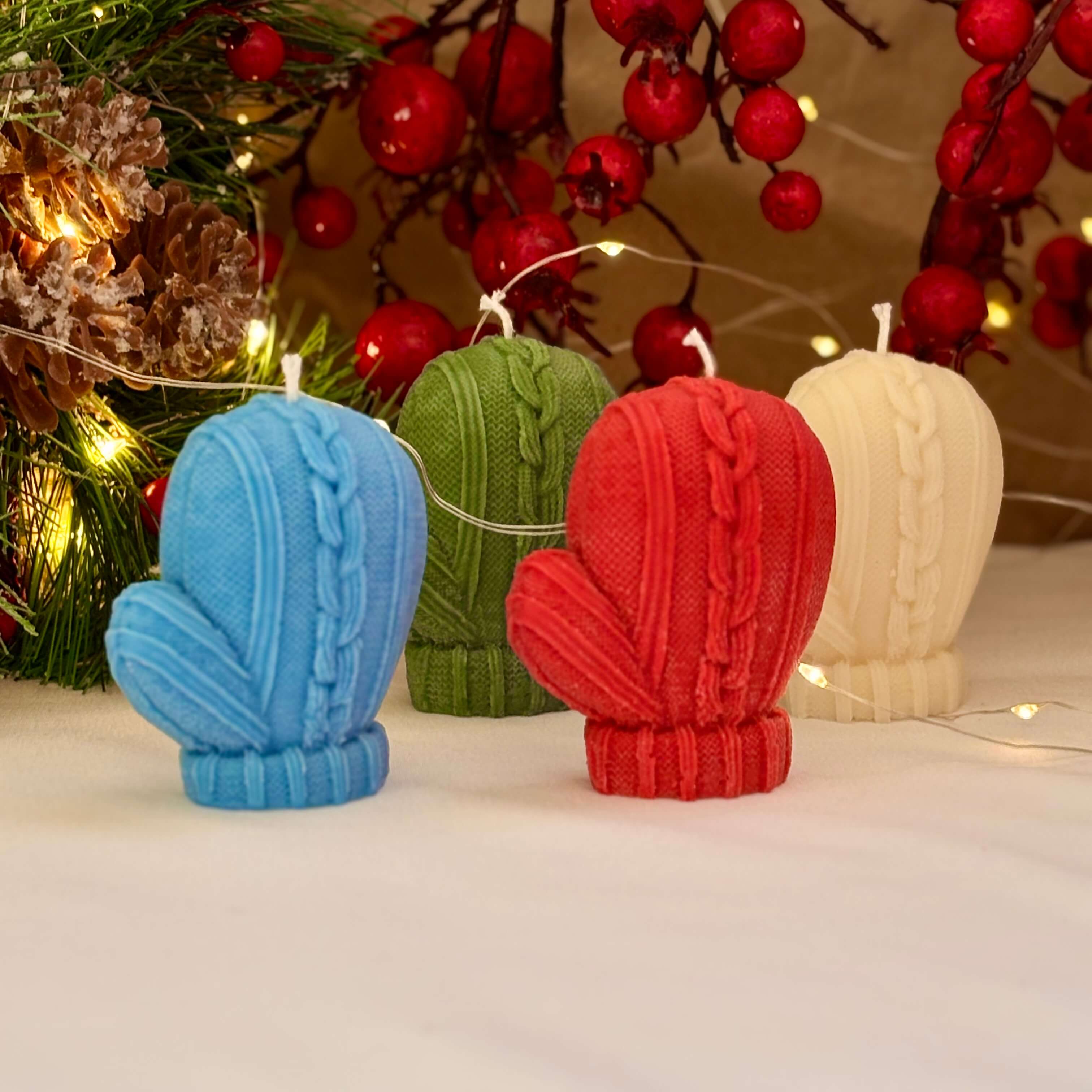 OH MY BOX – Engroshandel Gaveæske – Julegaveæske Vante Lys Sæt Ferie Sojavoks Dekoration5