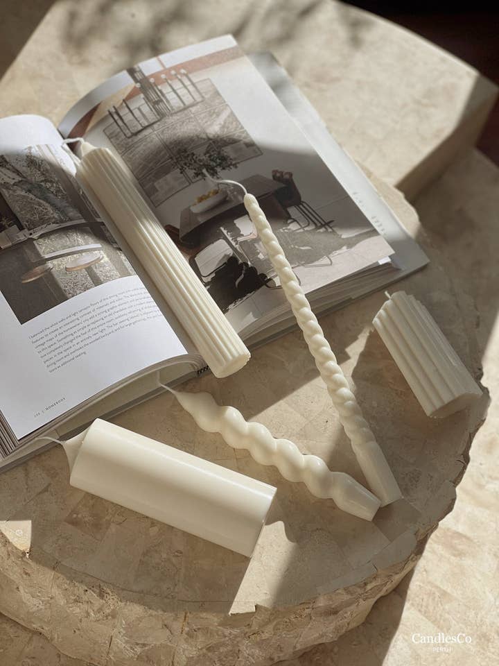 Twisted Pillar Candle for wholesale by CandlesCo Australia