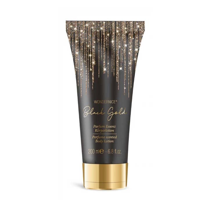 Loción Corporal Perfumada Black Gold En Tubo Decorado para venta al por mayor de IngrossoBeauty by INCI Srl