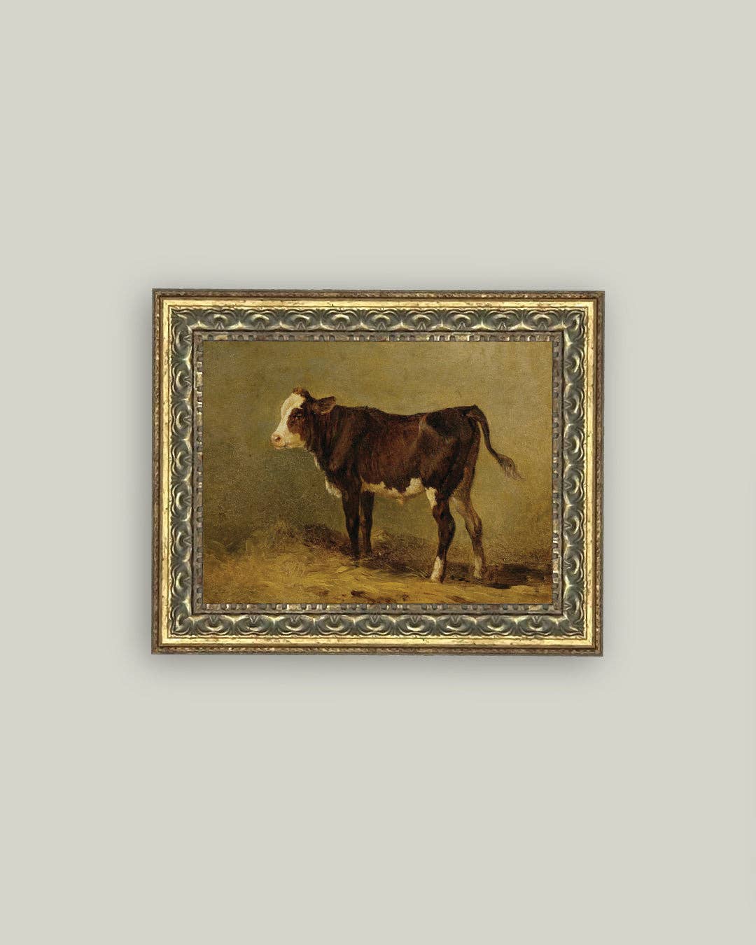 Petal Lane Home – wholesale Art print – Vintage Calf Framed Antique Art1