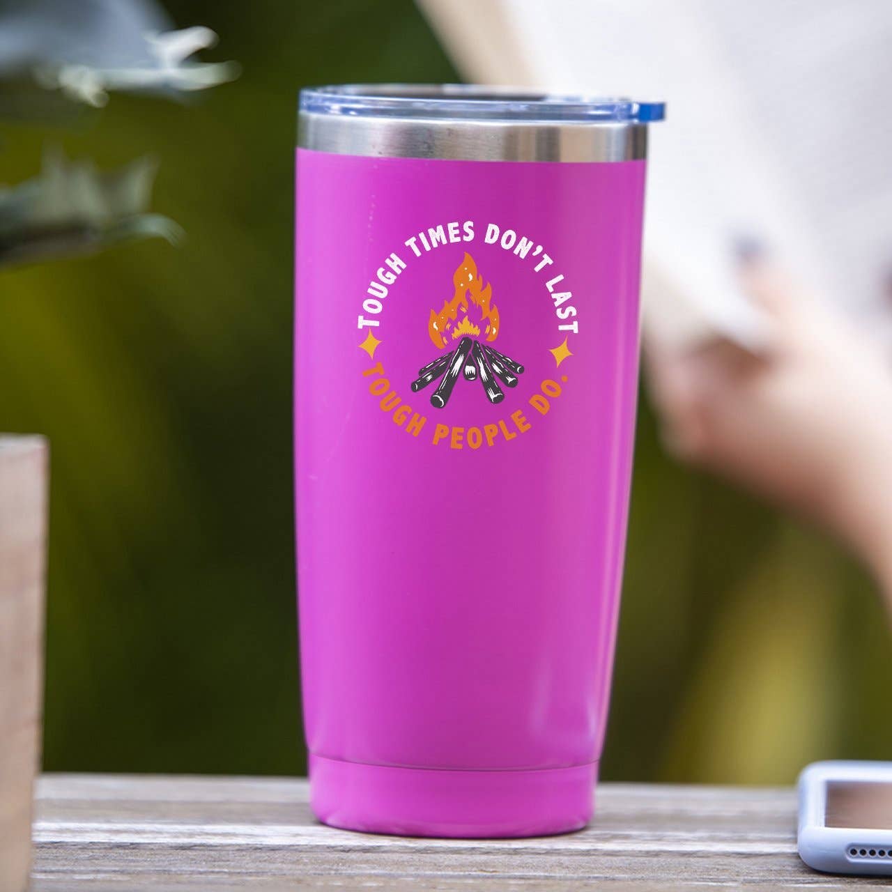 Soulful Wear - Wholesale Insulated Mug/Tumbler - Tough Times Don't Last, Tough People Do - Tumbler3