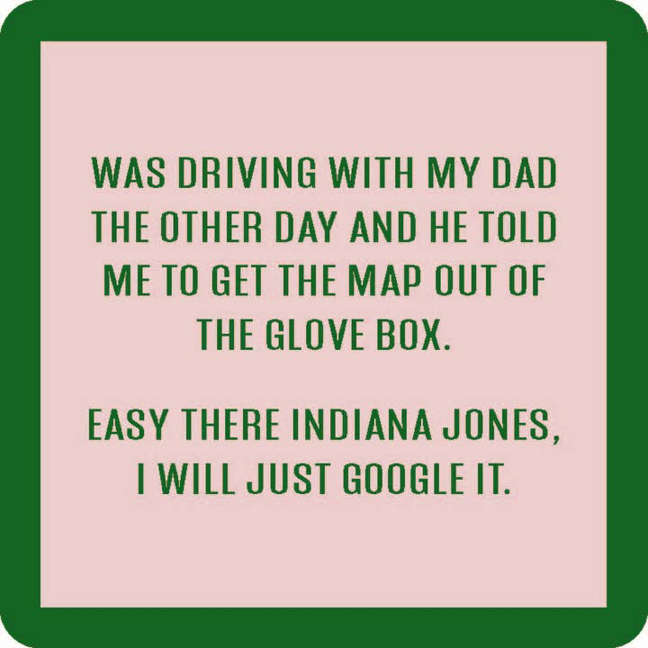 Drinks on Me - Wholesale Coasters - COASTER: Indiana Jones