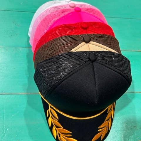 Vibes Hat Company - Wholesale Trucker Hat - Women's - Vibes Neon Pink Captain Foam Trucker | Hat Bar | Blank Caps