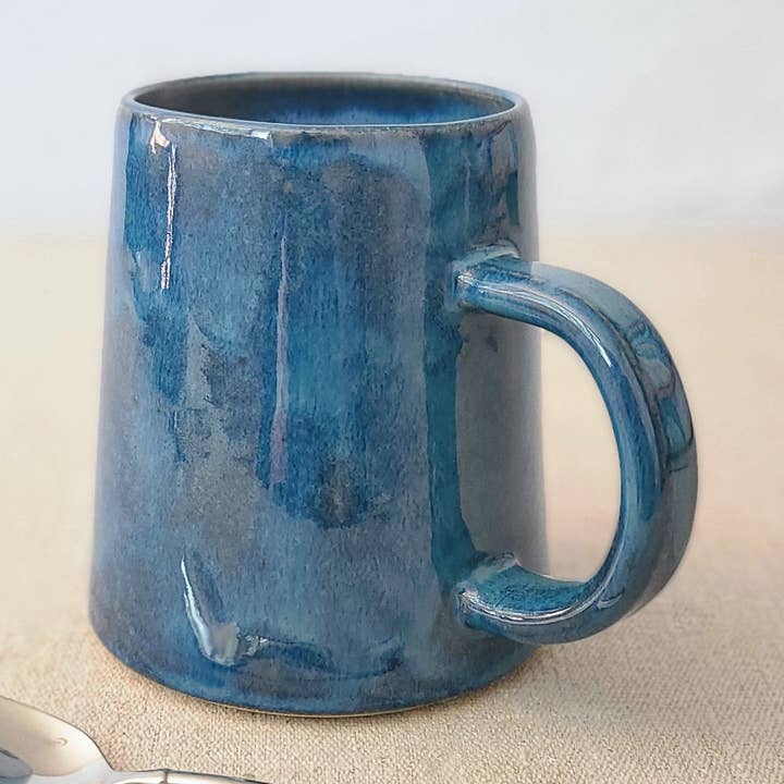 Midnight Blue Classic Pint Mug for wholesale by Katie L Thompson Designs