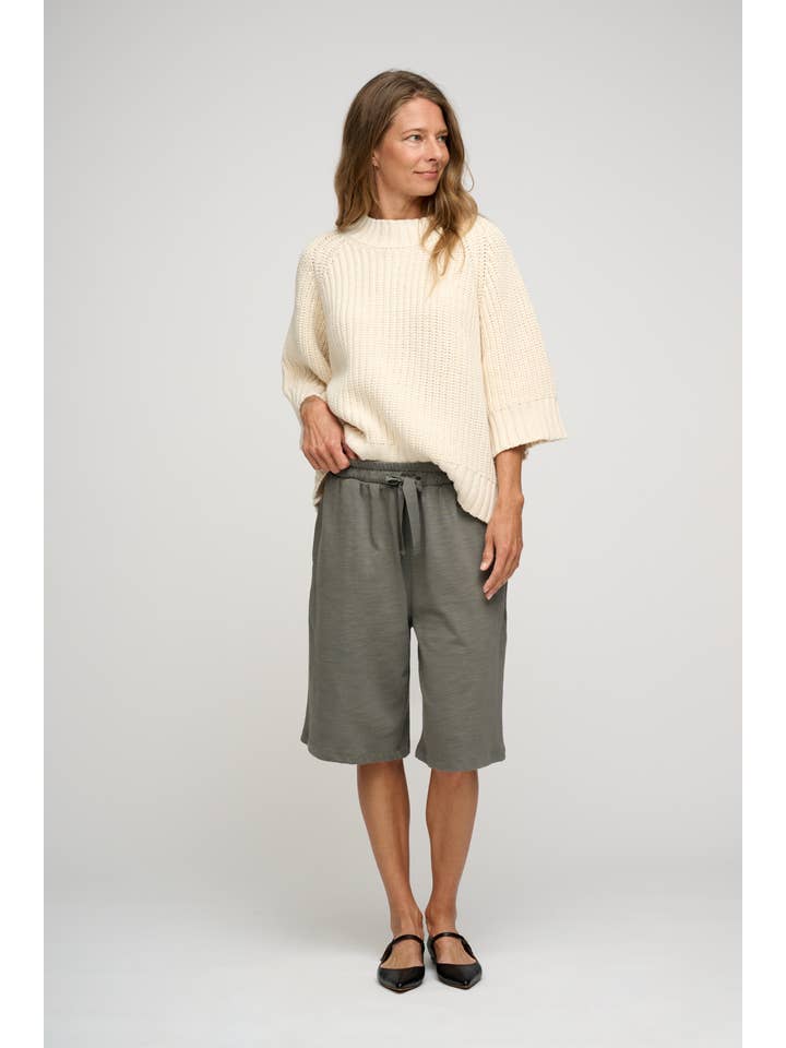 change rib knit - ecru melange for wholesale on Faire