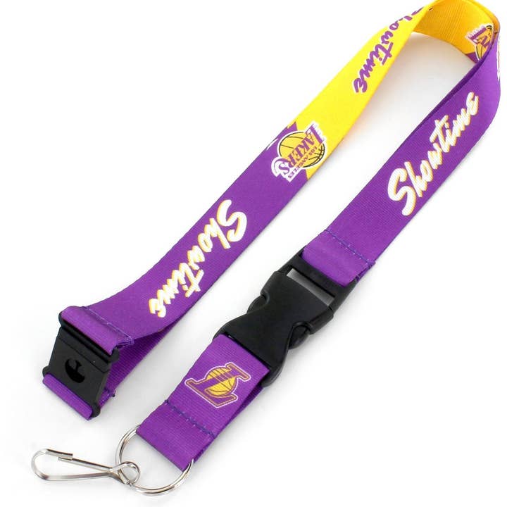 Aminco USA - Wholesale Lanyard - Unisex - NBA Los Angeles Lakers Slogan Lanyard