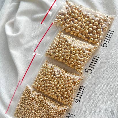 Js Wholesale Jewelry - Wholesale Beads - 14K Gold Filled Non Tarnish Spacer Beads,5mm Gold filled (