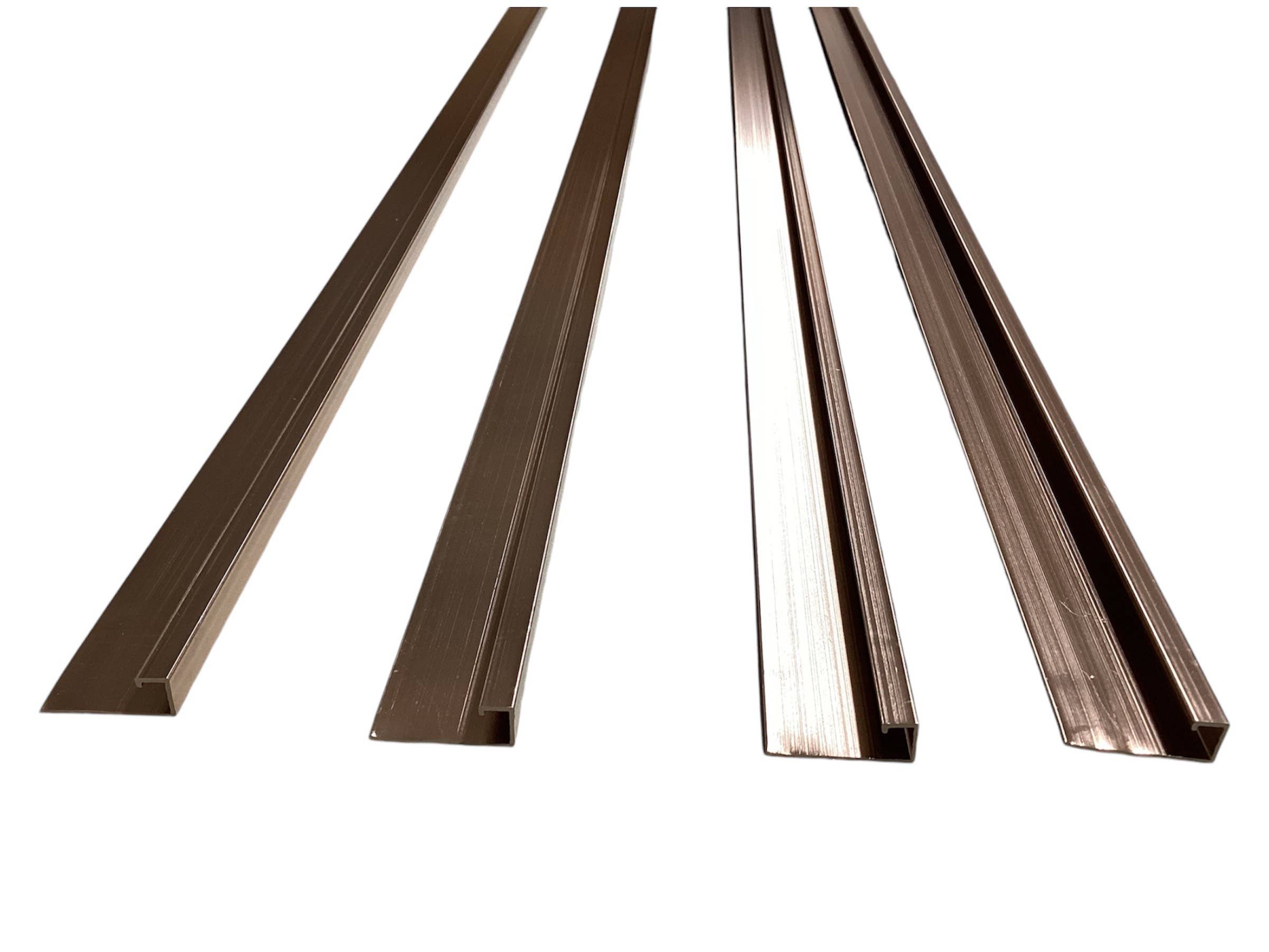 The Keystone Decor – wholesale Wall Panelling – Aluminum Trim Ending for Wall Panel - Rose Gold (4pcs)2