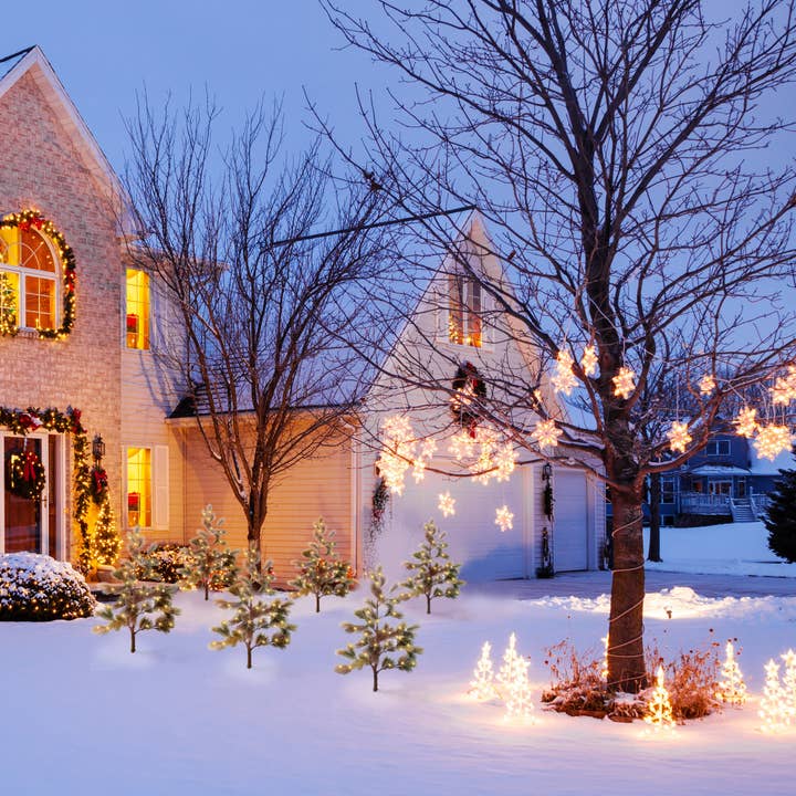 Grand Verde - Wholesale Artificial Christmas Tree - 38” Flocked Christmas Artificial Trees, 2pcs5