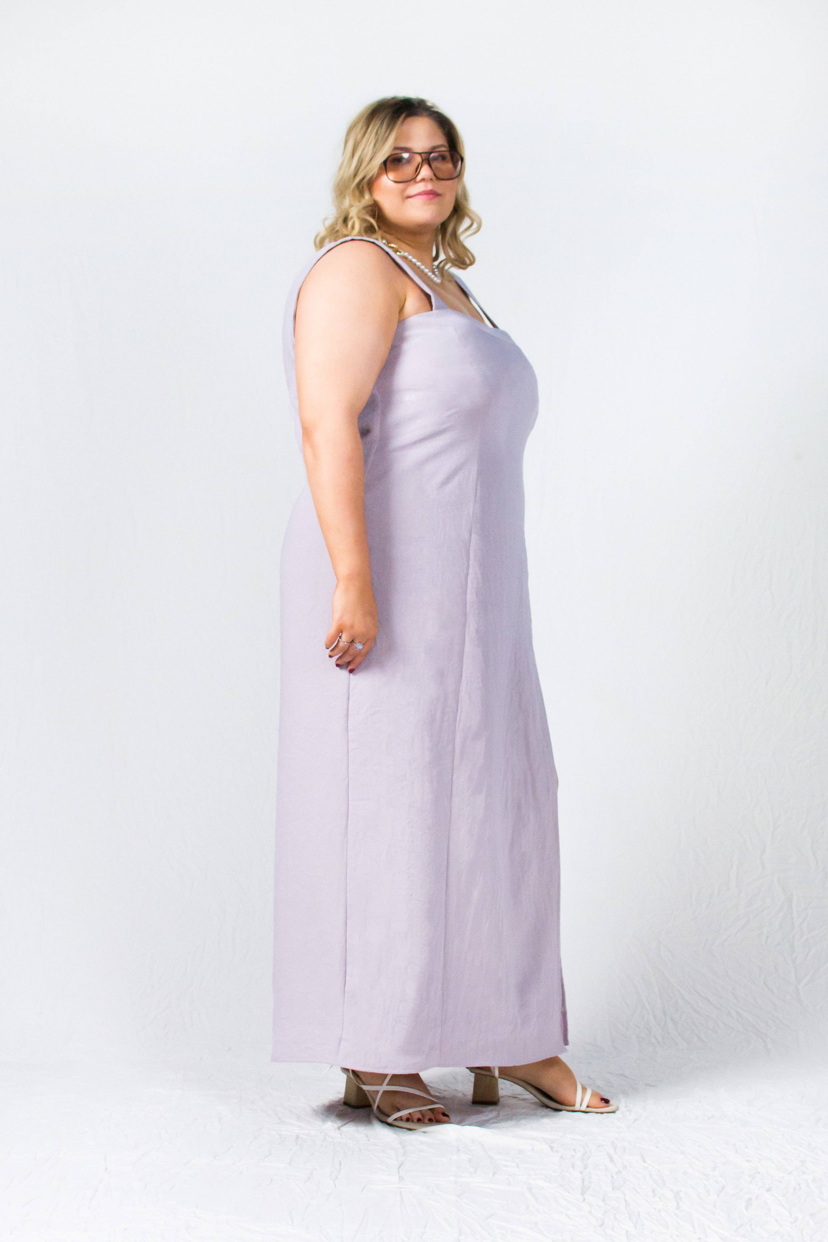 Lavender The Denise Dress for wholesale on Faire1