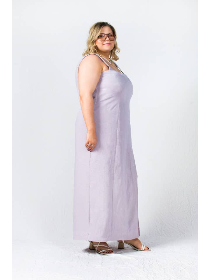 Lavender The Denise Dress for wholesale on Faire1