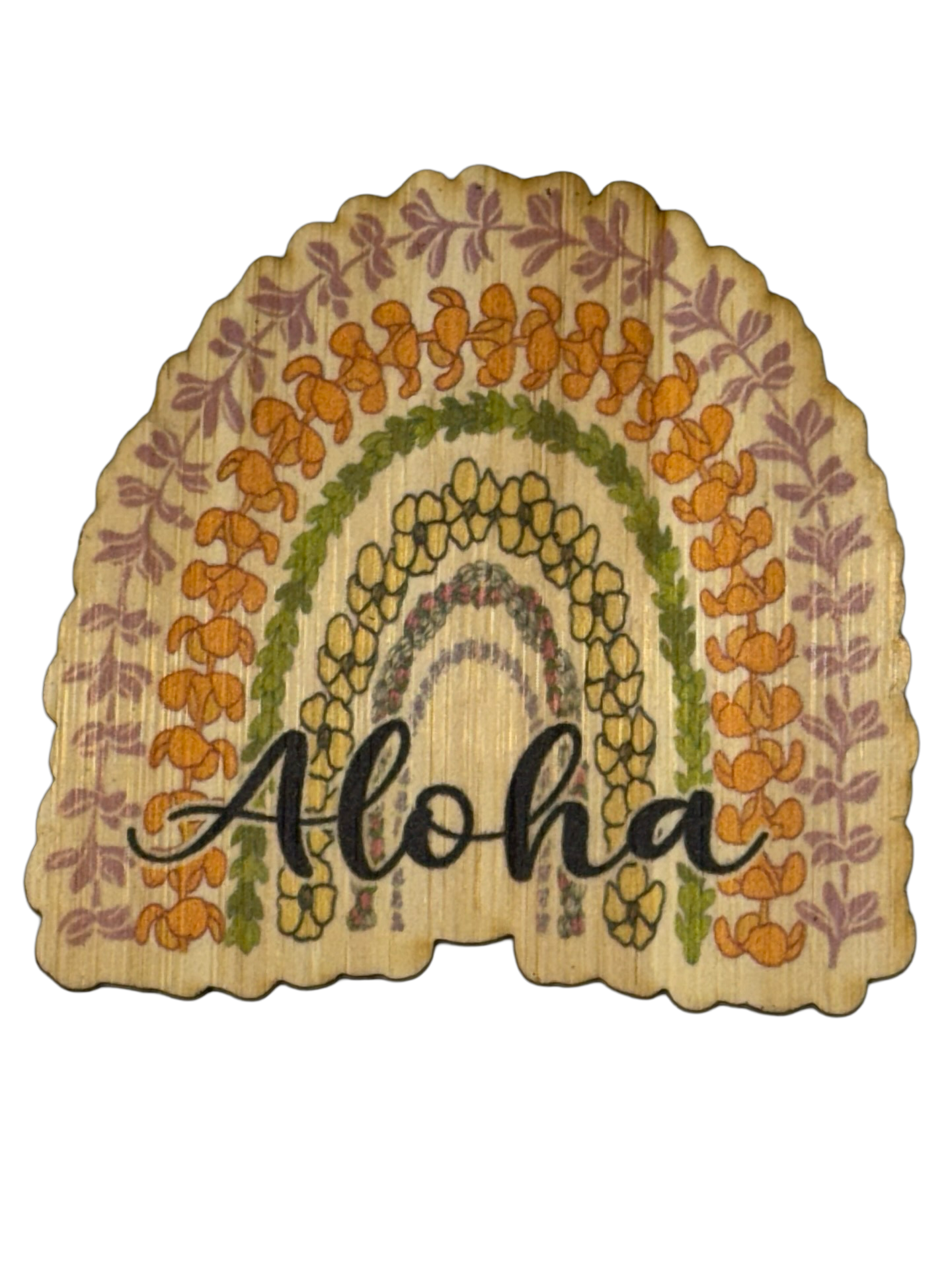 Bamboo Wood Stickers - Wholesale Sticker - Pua Rainbow0