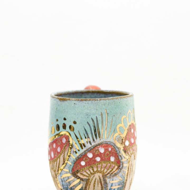 Carys Martin Ceramics - Wholesale Coffee Mug - Fairy Ring Crystal Cup with magic vibes4
