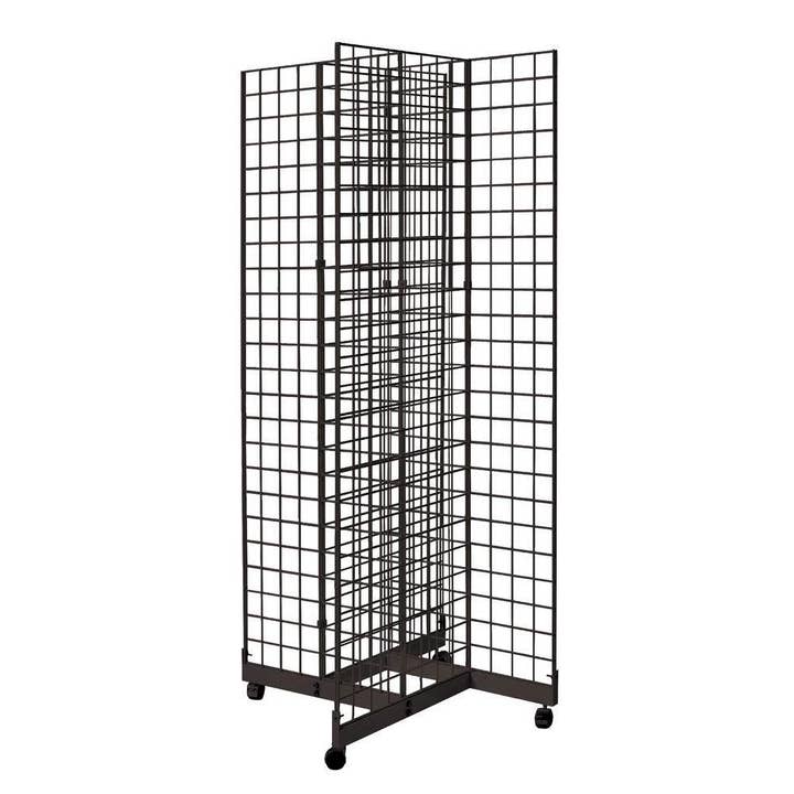 Only Hangers - Wholesale Retailer Display Stand/Case - 4-Way Gridwall Rack 36" x 26" x 78" (W x D x H)0