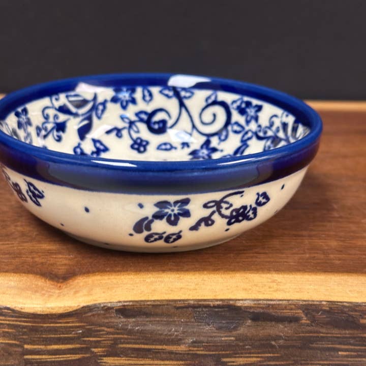 Schüssel, 4,7" - Blue Ivy für den Großhandel von Music City Polish Pottery