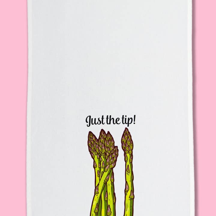 Bad Grandma Designs - Wholesale Tea Towel - Just the Tip Dishtowel1