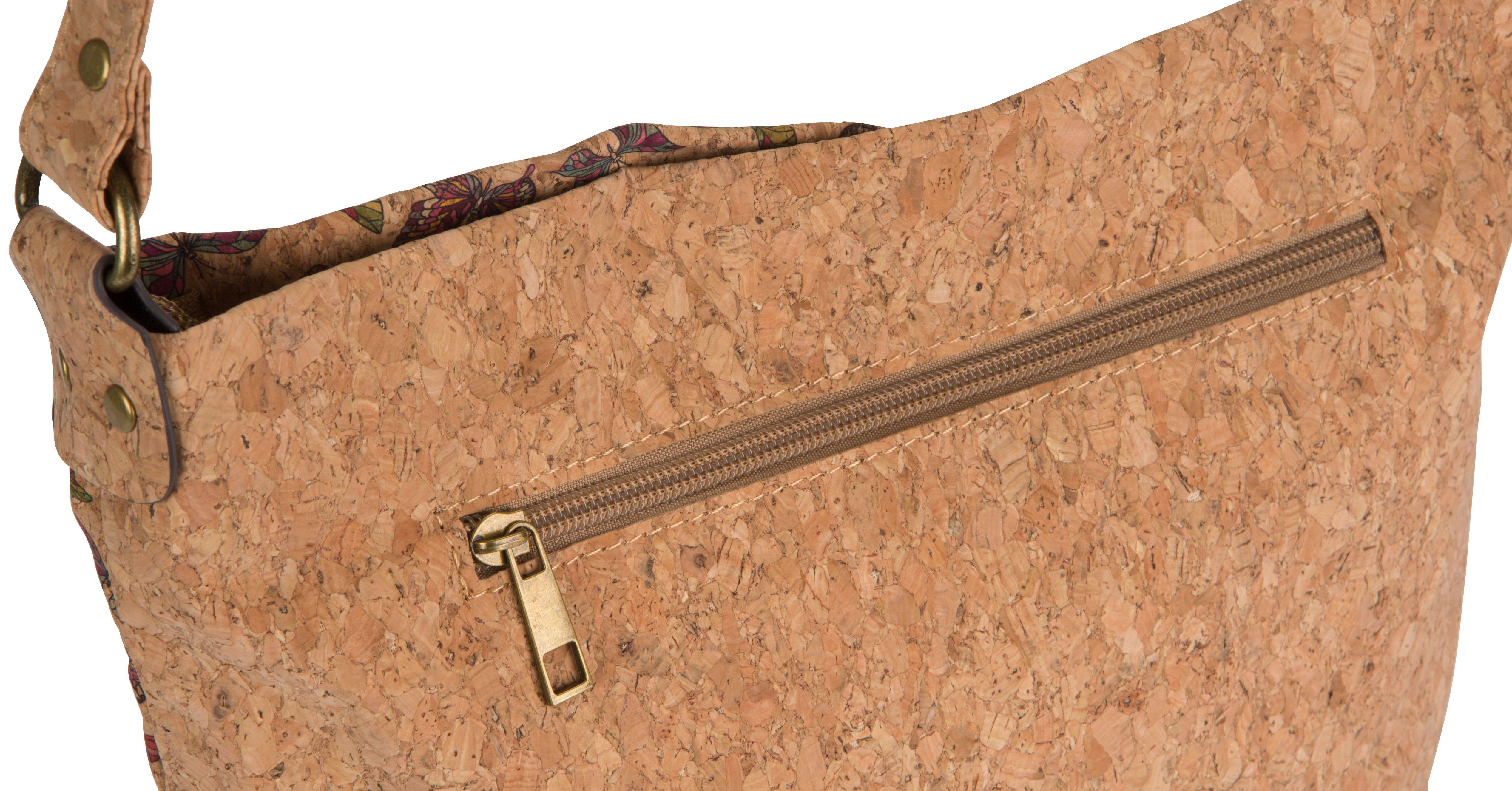 Kaleidoscope Accessories - Wholesale Crossbody Bag - Women's - Crossbody cork bag, back zipper pocket, 4 assorted6