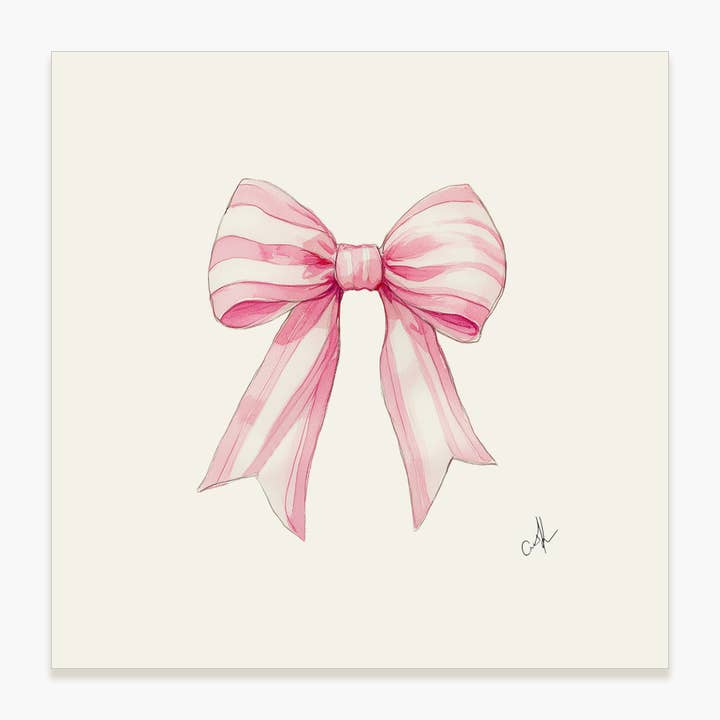 Rosa rosett - Oinramad konsttryck för wholesale av Saltbox & Company